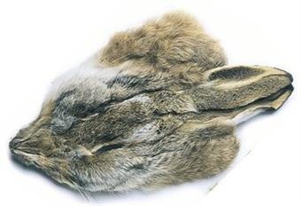 Hare - Mask with ears i gruppen Kroge og endegrej / Fluebinding / Fluebindingsmateriale / Hårmateriale / Hare og kanin hos Sportfiskeprylar.se (V6002)