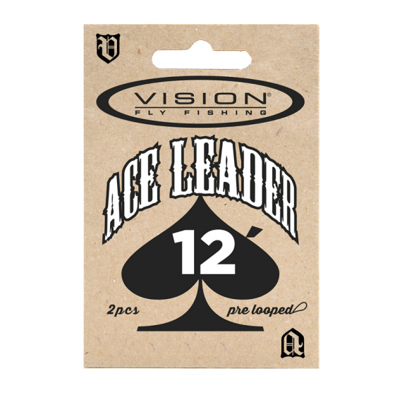 Vision ACE leader 12\' 0,34mm i gruppen Kroge og endegrej / Ledere og Forfangsmateriale hos Sportfiskeprylar.se (VAL1234)
