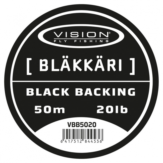 Vision Bläkkäri Black Backing i gruppen Snøre / Flueliner / Backing hos Sportfiskeprylar.se (VBB5020r)