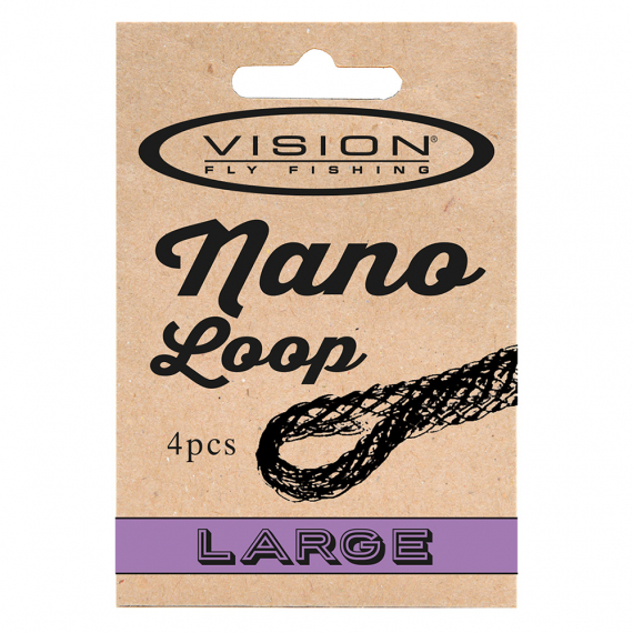 Vision NANO LOOPS Large i gruppen Kroge og endegrej / Ledere og Forfangsmateriale / Forfangsmateriale / Forfangsmateriale fluefiskeri hos Sportfiskeprylar.se (VBL-L)