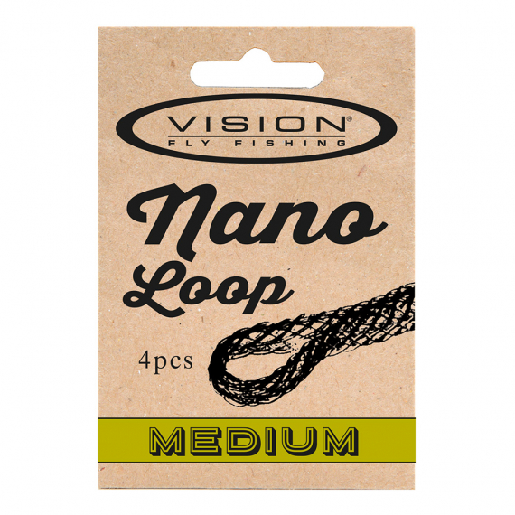Vision Nano Loops Medium i gruppen Kroge og endegrej / Ledere og Forfangsmateriale / Forfangsmateriale / Forfangsmateriale fluefiskeri hos Sportfiskeprylar.se (VBL-M)