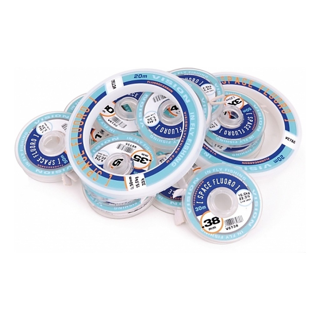 Space Fluoro Tippets, 0,45 - 30m i gruppen Kroge og endegrej / Ledere og Forfangsmateriale / Forfangsmateriale / Forfangsmateriale fluefiskeri hos Sportfiskeprylar.se (VCT45)
