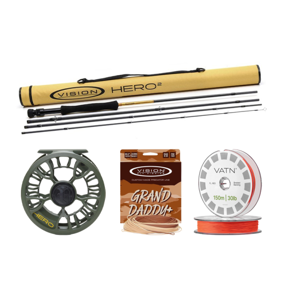 Vision Predator HERO² Gäddflugset - 9\' #9 i gruppen Sæt / Fluefiskeri Sæt / Fluefiskesæt til én hånd hos Sportfiskeprylar.se (VHII49092026PIKE)