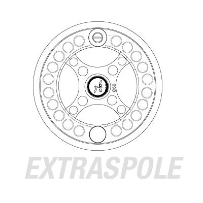 Vision Hero Spare Spool # 4-6 i gruppen Hjul / Fluehjul og ekstra spoler / Ekstra spoler hos Sportfiskeprylar.se (VHR46-001)