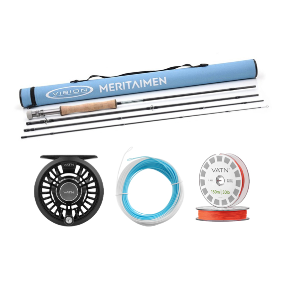 Vision Meritaimen Coastal+ Flugset - 9\' #6 i gruppen Sæt / Fluefiskeri Sæt / Fluefiskesæt til én hånd hos Sportfiskeprylar.se (VMT49062026COASTAL)