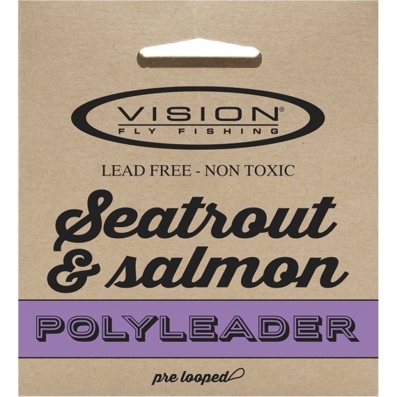 Vision Seatrout & Salmon Polyleader i gruppen Kroge og endegrej / Ledere og Forfangsmateriale / Færdiglavede forfang / Polyleaders hos Sportfiskeprylar.se (VPS0r)