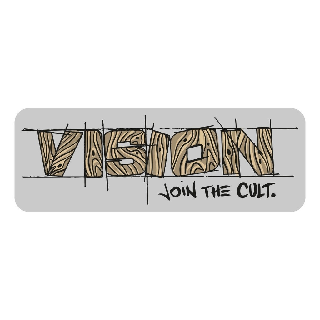 Vision Join the cult sticker 150mm i gruppen Andet / Klistermærker og overføringsbilleder hos Sportfiskeprylar.se (VS6)