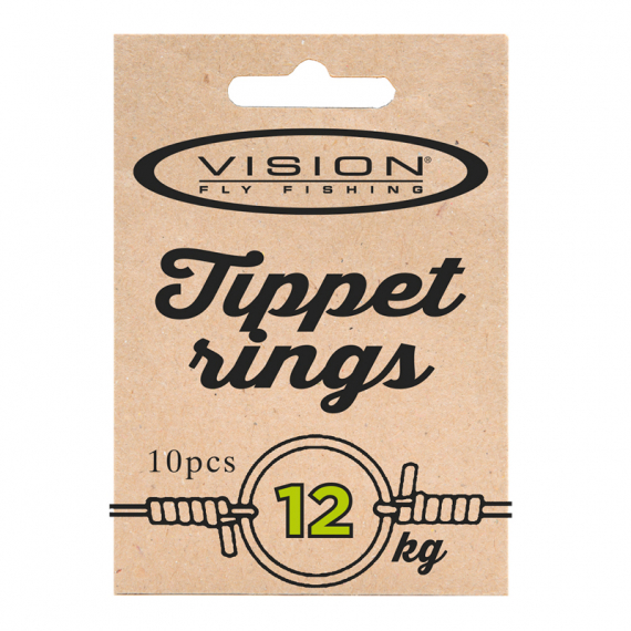 Vision Tippet Rings, Small 12kg test i gruppen Kroge og endegrej / Ledere og Forfangsmateriale / Forfangsmateriale / Forfangsmateriale fluefiskeri hos Sportfiskeprylar.se (VTR)