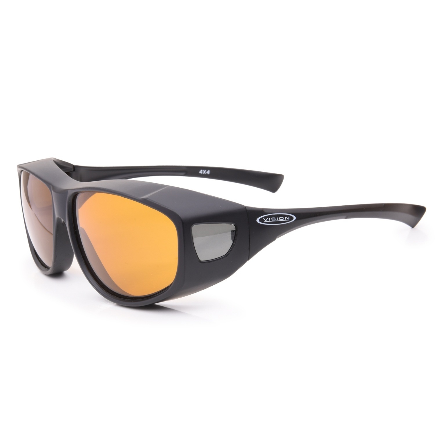 Vision 4X4 Sunglasses Yellow i gruppen Beklædning og fodtøj / Briller / Polaroidbriller hos Sportfiskeprylar.se (VWF111)