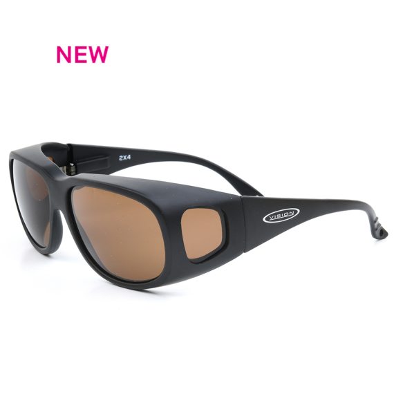 Vision 2X4 sunglasses brown i gruppen Beklædning og fodtøj / Briller / Polaroidbriller hos Sportfiskeprylar.se (VWF36)