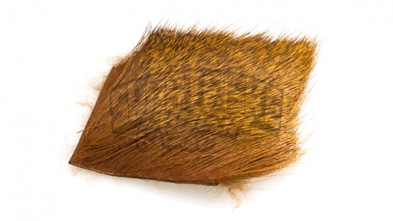 Deer Body Hair - Golden Brown i gruppen Kroge og endegrej / Fluebinding / Fluebindingsmateriale / Hårmateriale / Hjortehår hos Sportfiskeprylar.se (W-DBH050)