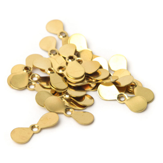 Fly Propellers - Small Gold i gruppen Kroge og endegrej / Fluebinding / Fluebindingsmateriale / Poppers og magic heads hos Sportfiskeprylar.se (W-FPL3250)
