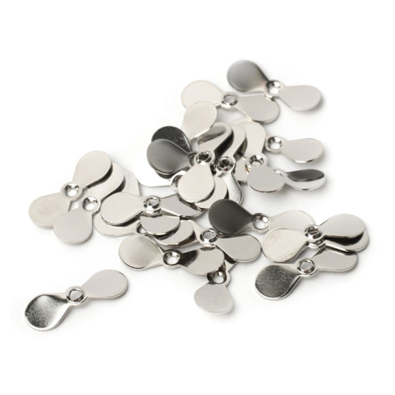 Fly Propellers - Small Silver i gruppen Kroge og endegrej / Fluebinding / Fluebindingsmateriale / Poppers og magic heads hos Sportfiskeprylar.se (W-FPL3255)