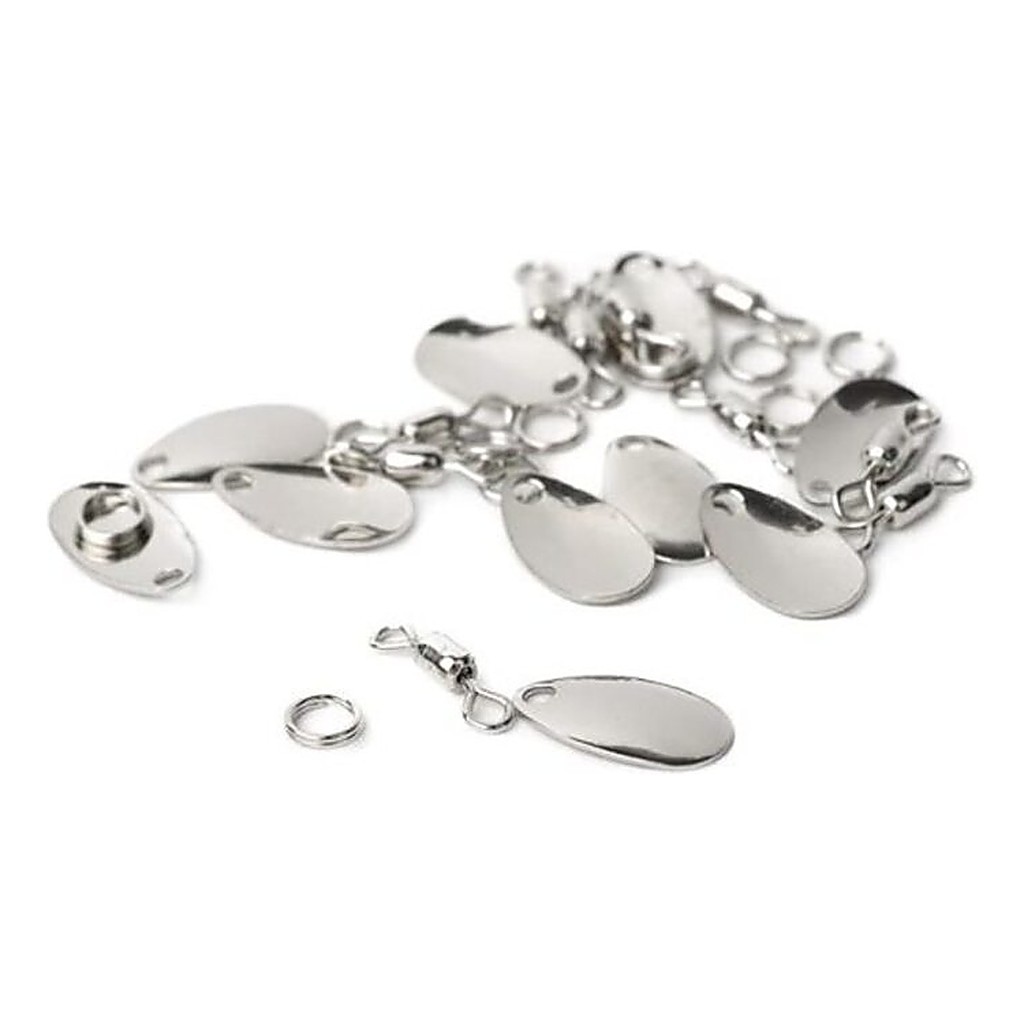 Wapsi Fly Spinner Blades, 0 Nickel (10-pack) i gruppen Kroge og endegrej / Rig tilbehør / Andet rigtilbehør hos Sportfiskeprylar.se (W-FSB1255)