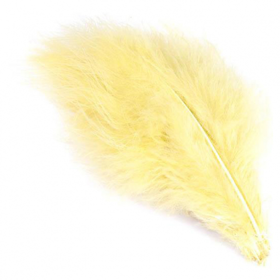 Marabou Plumes - Cream i gruppen Kroge og endegrej / Fluebinding / Fluebindingsmateriale / Fjer og nakker / Hackle hos Sportfiskeprylar.se (W-MA002)