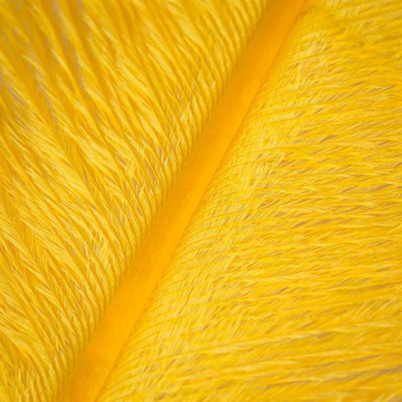 Struts plym - Yellow i gruppen Kroge og endegrej / Fluebinding / Fluebindingsmateriale / Fjer og nakker / Andre typer fjer hos Sportfiskeprylar.se (W-OP006)
