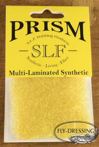 SLF-Prism Dubbing - Bright Yellow i gruppen Kroge og endegrej / Fluebinding / Fluebindingsmateriale / Dubbing hos Sportfiskeprylar.se (W-SLFP018)