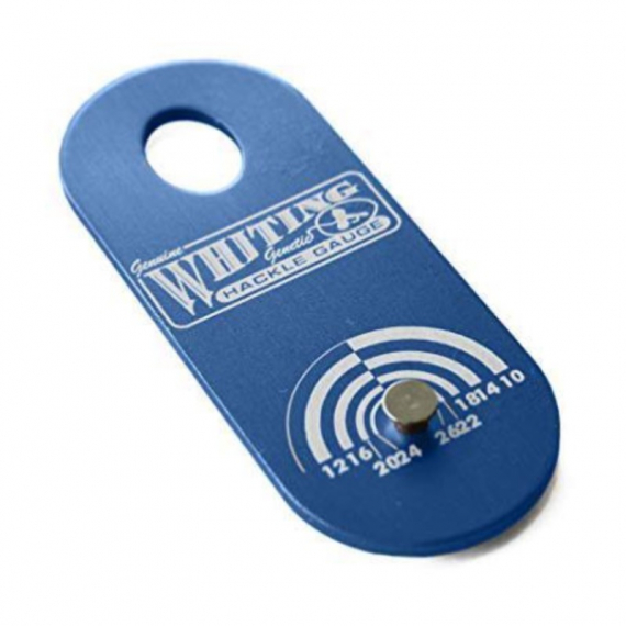 Whiting W-100 Hackle Gauge i gruppen Kroge og endegrej / Fluebinding / Fluebindingsredskaber / Hackleklemmer hos Sportfiskeprylar.se (W100Br)