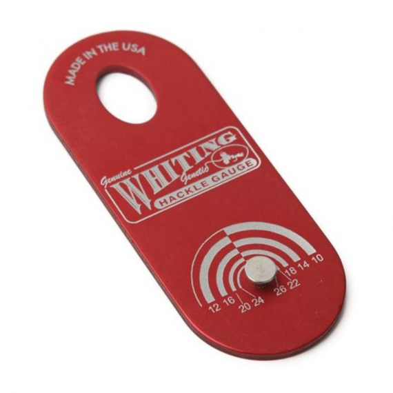 Whiting W-100 Hackle Gauge - Ruby i gruppen Kroge og endegrej / Fluebinding / Fluebindingsredskaber / Hackleklemmer hos Sportfiskeprylar.se (W100R)