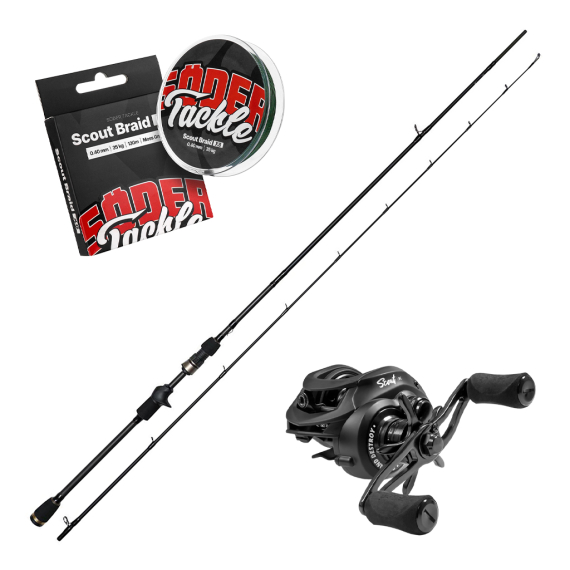 Westin W3 Finesse Crank-T 2nd 7\' ML 5-20g & Scout BC Combo i gruppen Sæt / Kastesæt / Kastesæt Aborre hos Sportfiskeprylar.se (W359-0702-MLSCOUTBCSET)