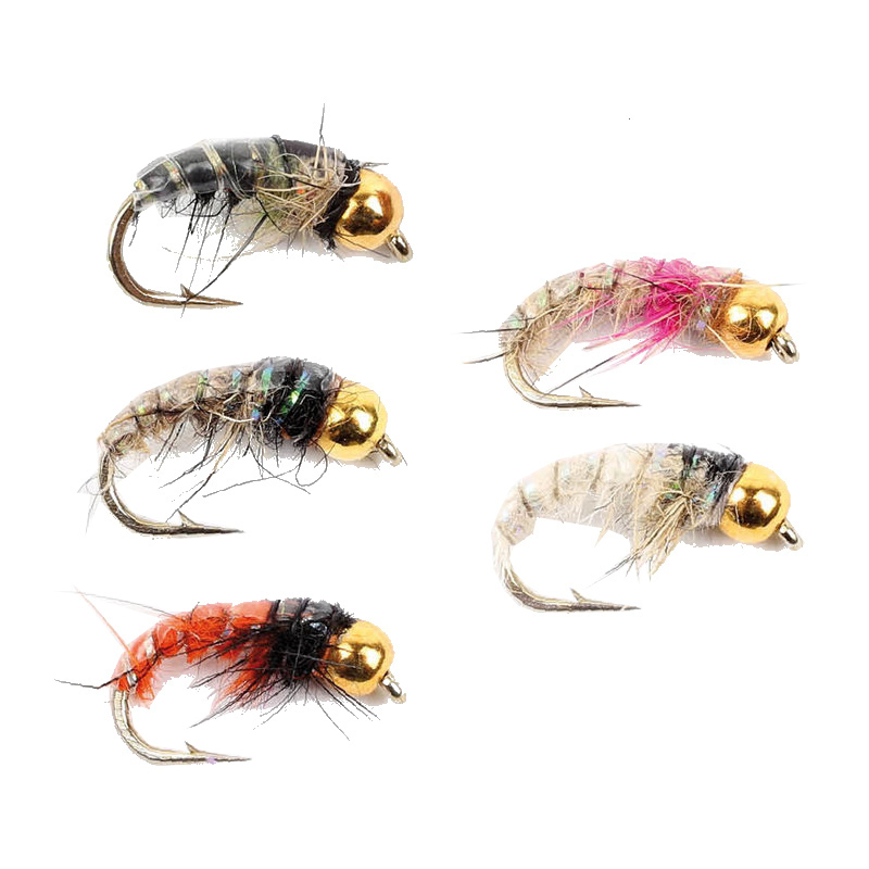 Gold Head Czech Nymphs 5-pack i gruppen Madding / Fluer / Nymfer hos Sportfiskeprylar.se (WFB1217)