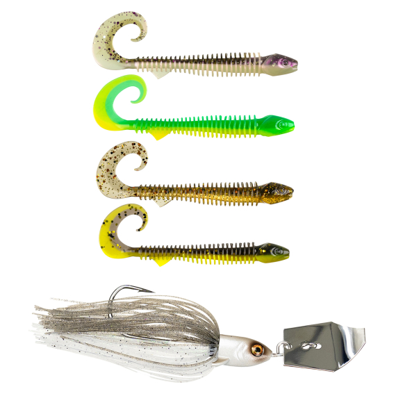 Wingman Chatter Scout RibTail Bundle i gruppen Madding / Chatterbaits og bladed jigs hos Sportfiskeprylar.se (WINGMANCHATTERRIBTAILSET)