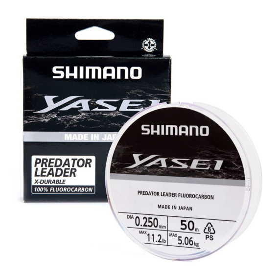 Shimano Line Yasei Fluoro Leader Grey i gruppen Kroge og endegrej / Ledere og Forfangsmateriale / Forfangsmateriale / Forfangsmateriale fluorcarbon hos Sportfiskeprylar.se (YASPFL5018r)