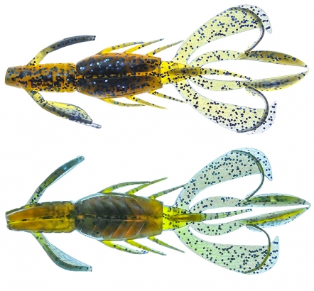 PerchFight Crayfish 4.4\'\' 5-Pack , Okeechobee Blue i gruppen Madding / Softbaits / krebs og creaturebaits / Krebs hos Sportfiskeprylar.se (Z-PC44-OB)
