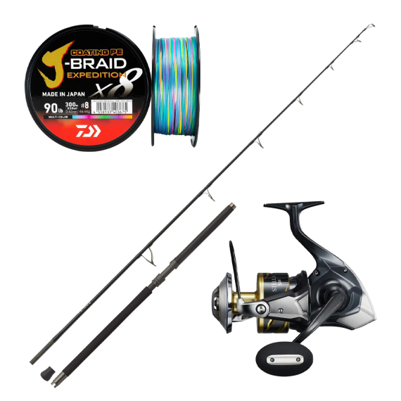 Zenaq Tobizo DBL & Shimano Stella Combo 80-180g i gruppen Fiskemetoder / Havfiskeri / Havfiskerisæt hos Sportfiskeprylar.se (ZENAQTOBIZIOSTELLASET)