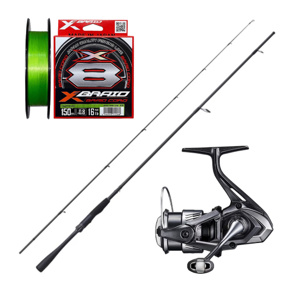 Shimano Zodias & Miravel Spinning Combo 7\' 5-15g i gruppen Sæt / Spinnesæt / Aborre Spinnesæt hos Sportfiskeprylar.se (ZODIAS26MIRAVELSET)