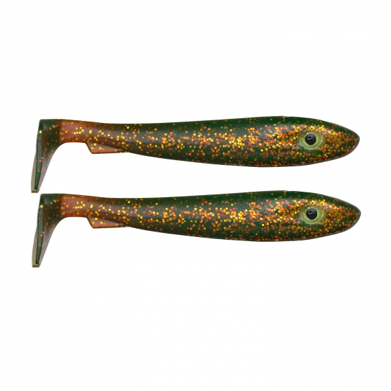 McRubber 21cm (2 pack) - Motoroil Glitter i gruppen Madding / Softbaits / Gedde softbaits hos Sportfiskeprylar.se (ZS100412)
