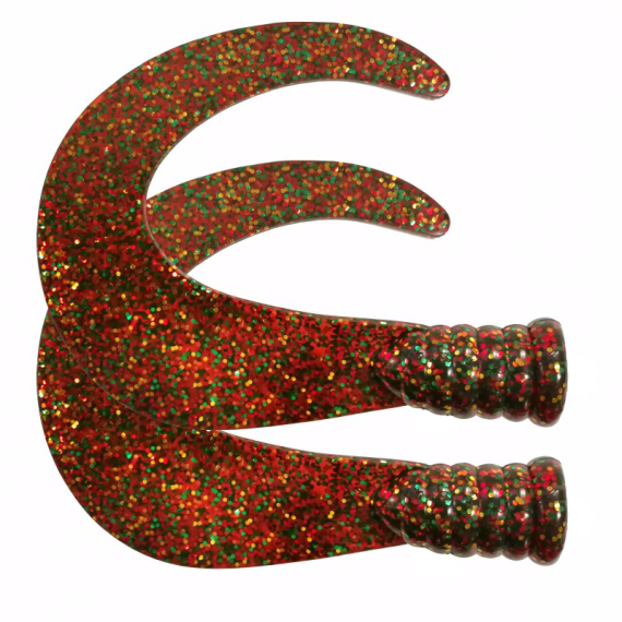 SvartZonker Big Tail (2-pack) - Motoroil i gruppen Madding / Softbaits / Ekstra haler og Curly Tails hos Sportfiskeprylar.se (ZS101110)