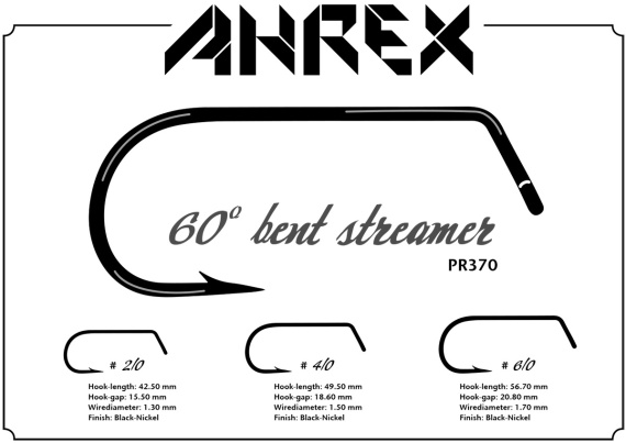 Ahrex PR370 60 Degree Bent Streamer 8-pack i gruppen Kroge og endegrej / Kroge / Fluebinding kroge hos Sportfiskeprylar.se (apr370-2-0r)
