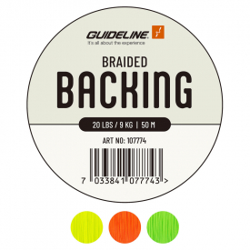Guideline Braided Backing 20 lbs 50m Orange