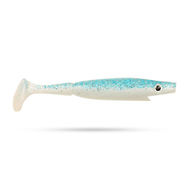 Piglet Shad 10cm (6-pack) - Baby Blue Shad
