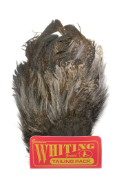 Mayfly Tailing Pack Badger dyed Med Dun