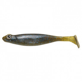 Megabass Hazedong Shad 3'', 7,6cm (8-pack) - Greenpumpkin Blue