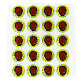 Black/chartreuse (20pcs)