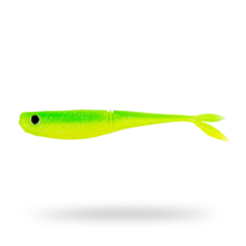 Scout Fluke TPE 12cm (5-pack) - Lime Bomb 