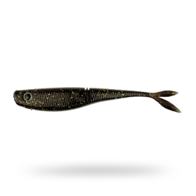 Scout Fluke TPE 12cm (5-pack) - Motoroil Glitter UV