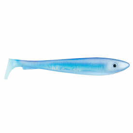 SvartZonker McRubber Flash Shad 23cm (2-pack) - Blue Silver