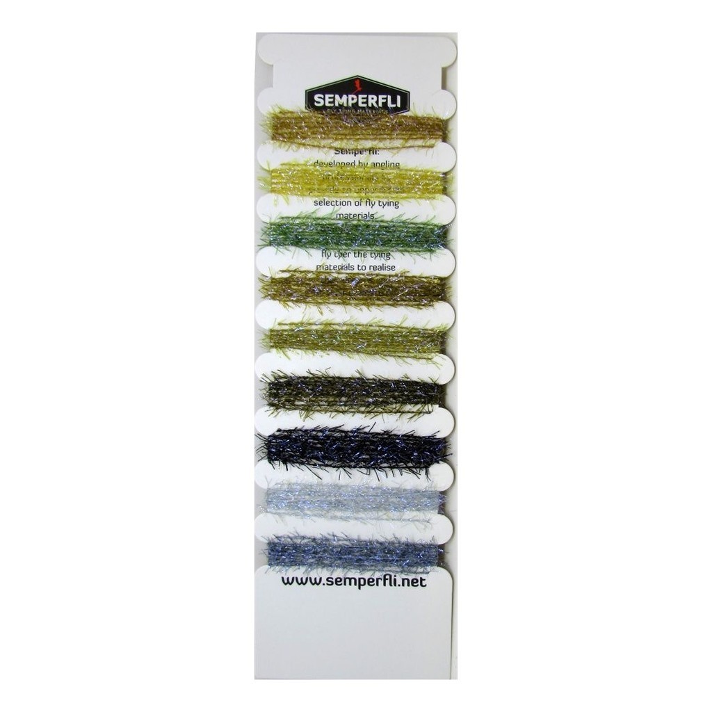 Semperfli Straggle String Mixed Pack - Naturals Collection i gruppen Kroge og endegrej / Fluebinding / Fluebindingsmateriale / Yarn & Chenille hos Sportfiskeprylar.se (sem-straggle-mix-nat)