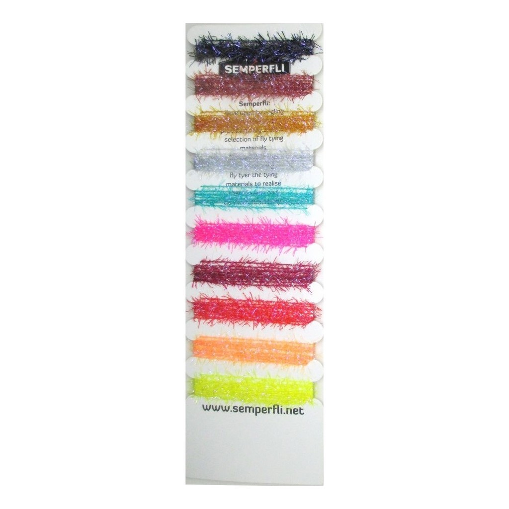Semperfli Straggle String Mixed Pack - Standard Collection i gruppen Kroge og endegrej / Fluebinding / Fluebindingsmateriale / Yarn & Chenille hos Sportfiskeprylar.se (sem-straggle-mix-std)