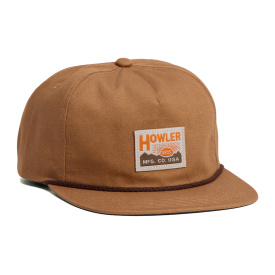 Howler Bro's Unstructured Snapback Hats HB Manufacturing Co. - Brown Oxford