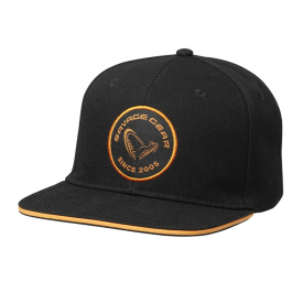 Savage Gear Badge Flatbill Cap - Black Orange