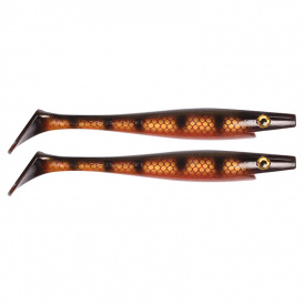 Pig Shad Jr, 20cm, 50g - Black Okiboji Perch - 2pcs