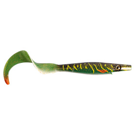 Pig Tail Jr, 23cm, 40g (2pcs) - Green Motoroil Pike UV