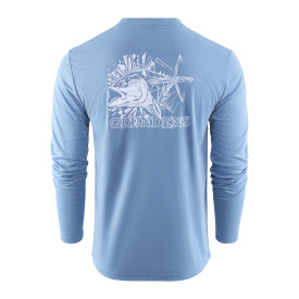 Grundéns Tuna Torpedo LS Tech Tee Captain's Blue