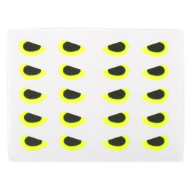 Angry Predator Eyes 6mm - Fluo Yellow