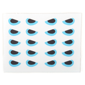 Angry Predator Eyes Light Blue 6mm